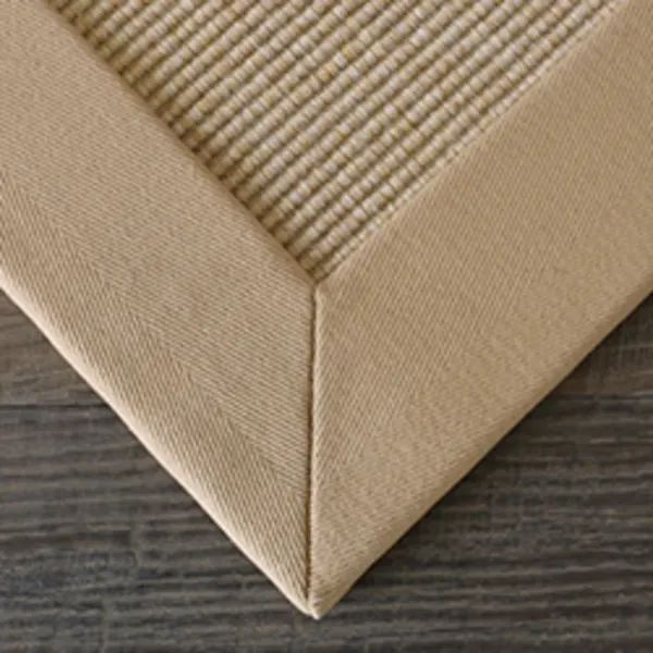 Soft Cotton Twill Border in Straw Color